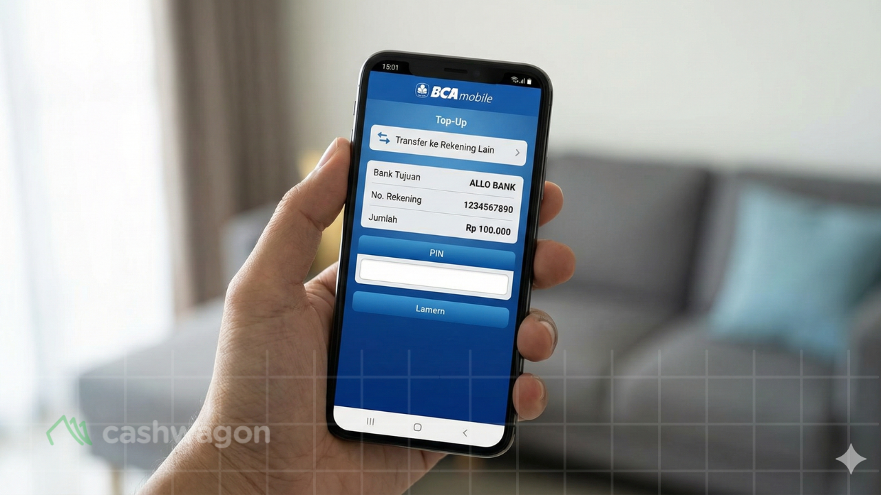 Cara Top Up Allo Bank dari BCA