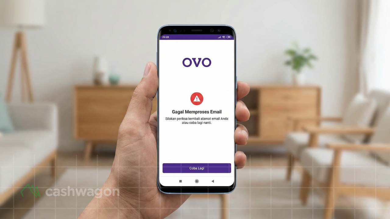 OVO Gagal Memproses Email