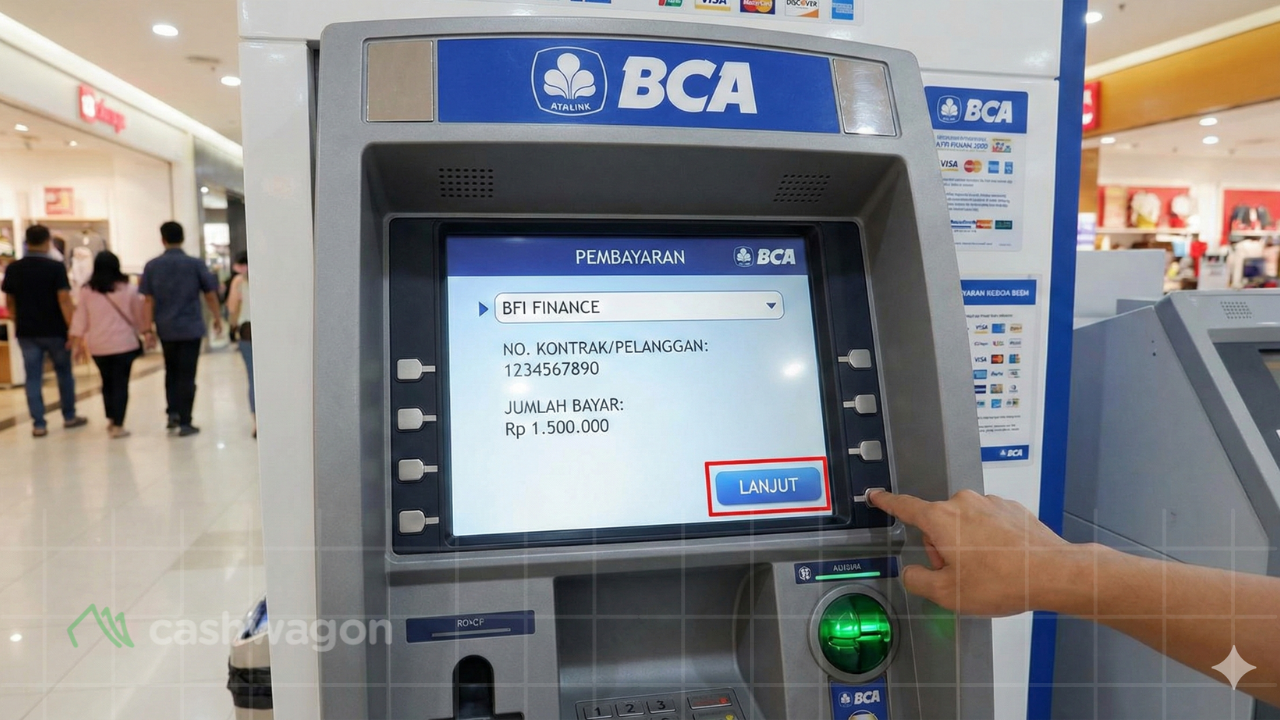 Cara Bayar BFI Lewat ATM BCA