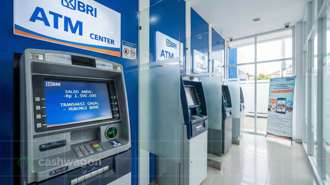 Saldo ATM BRI Minus