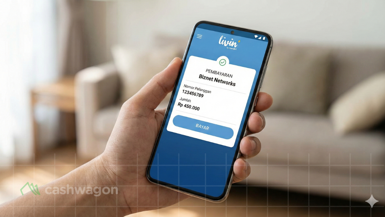 Cara Bayar Biznet Lewat Livin Mandiri