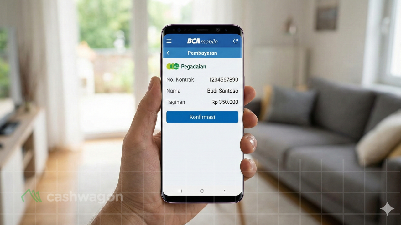 Cara Bayar Pegadaian lewat BCA Mobile