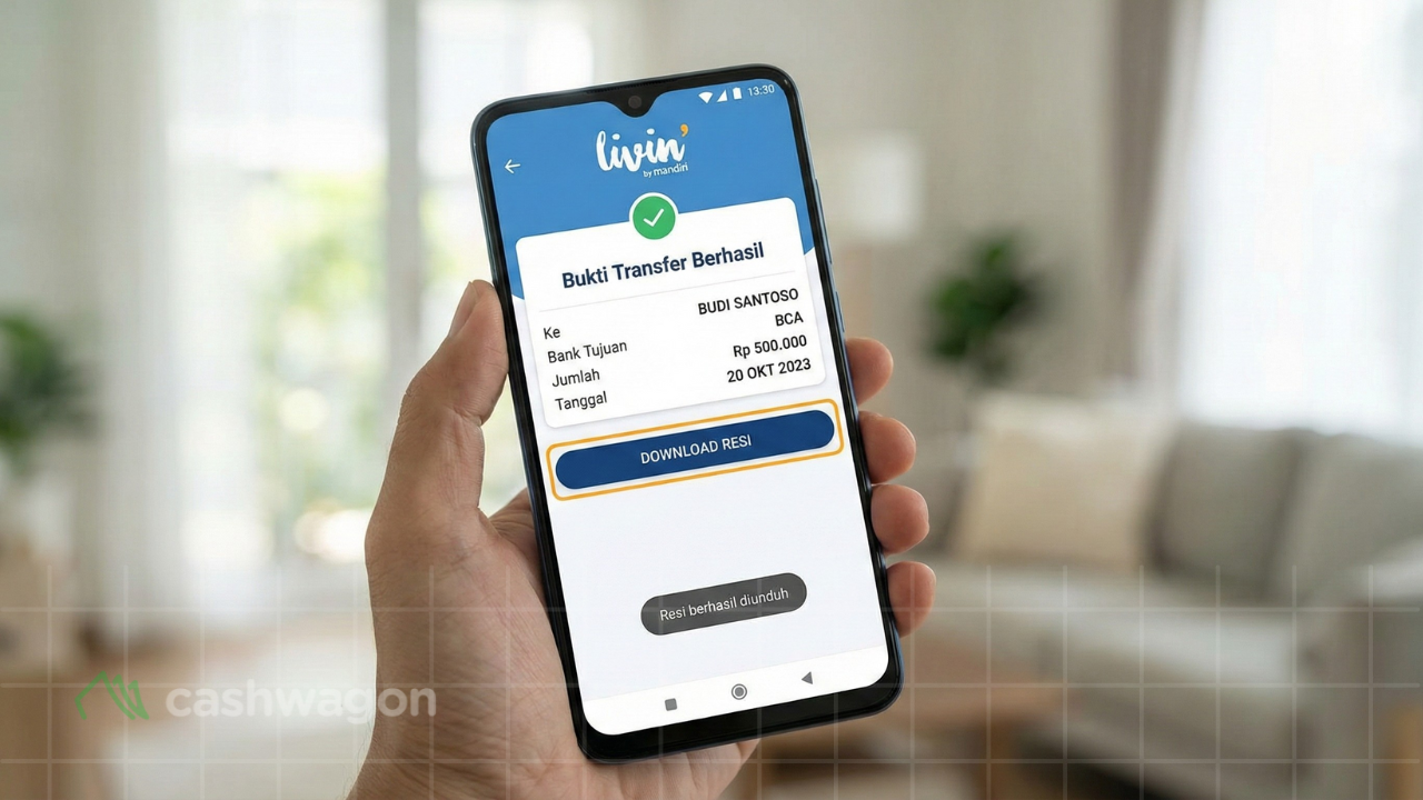 Cara Download Bukti Transfer Livin Mandiri