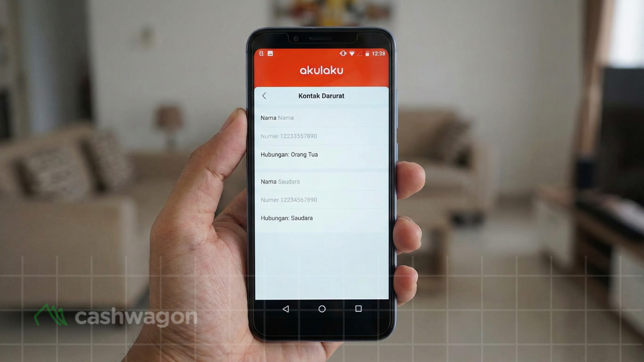 Cara Melihat Kontak Darurat di Akulaku