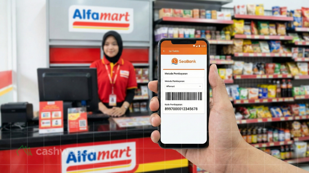 Cara Top Up Saldo SeaBank di Alfamart