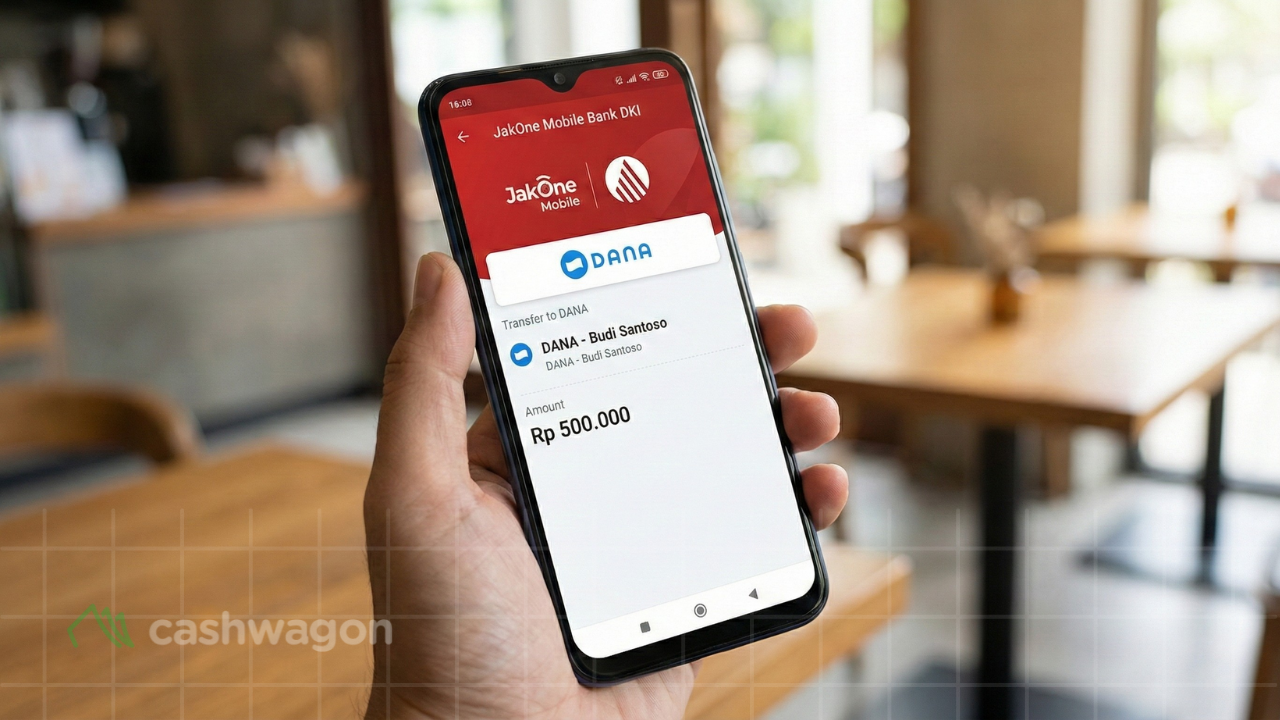 Cara Transfer Bank DKI ke Dana